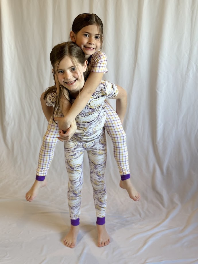 Short sleeve and long bottoms bamboo set