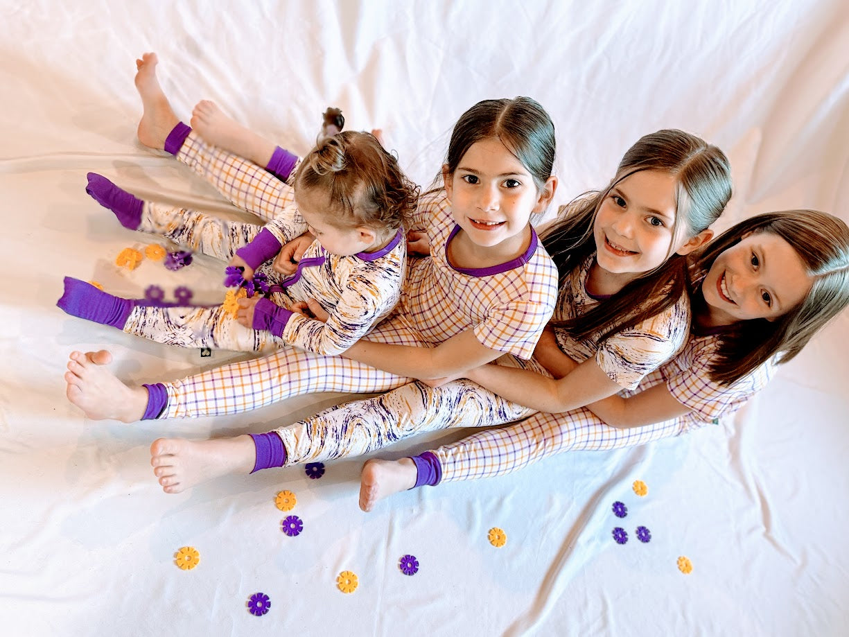 Short sleeve and long bottoms bamboo set